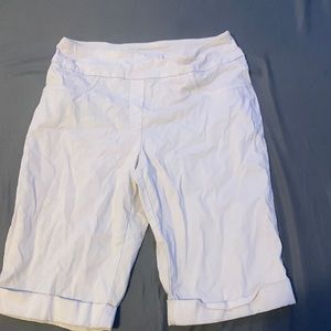 White denim pant shorts lightly used